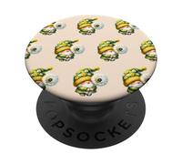 Make A Little Wish Dandelion Gnome Graphic For Gardening Mom PopSockets PopGrip Adhesivo