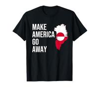 Make America Go Away Greenland Flag Camiseta