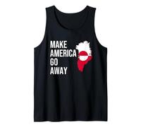 Make America Go Away Greenland Flag Camiseta sin Mangas