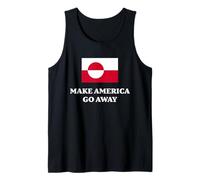 Make America Go Away, Greenland Flag Camiseta sin Mangas
