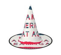 Make America Great Again - Sombrero de bruja para Halloween, disfraces de Halloween para mujeres y hombres, sombreros de bruja