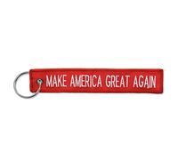 Make America Llavero para Motocicleta, ATV, Coche, Camión, Llavero con Texto en Inglés Make America Great Again Remove Before Fight