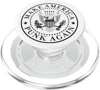 Make America Punk Again Distressed Rock Flag Punk Rocker 80s PopSockets PopGrip para MagSafe