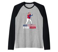 Make Baseball Great Again - Béisbol Donald Trump Camiseta Manga Raglan