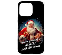 Make Christmas Great Again - Trump Santa Funny Graphic Carcasa para iPhone 15 Pro MAX