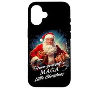 Make Christmas Great Again - Trump Santa Funny Graphic Carcasa para iPhone 16