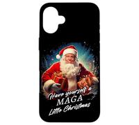 Make Christmas Great Again - Trump Santa Funny Graphic Carcasa para iPhone 16 Plus