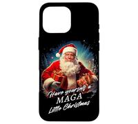 Make Christmas Great Again - Trump Santa Funny Graphic Carcasa para iPhone 16 Pro MAX