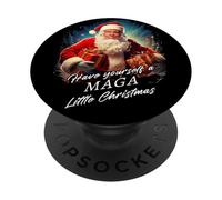 Make Christmas Great Again - Trump Santa Funny Graphic PopSockets PopGrip Adhesivo