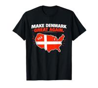 Make Denmark Great Again Dinamarca Groenlandia América Estados Unidos Fun Camiseta