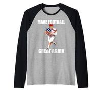 Make Football Great Again - Donald Trump Fútbol Camiseta Manga Raglan