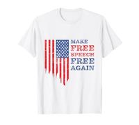 Make Free Speech Free Again: First Amendment Conservative Camiseta