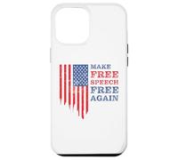 Make Free Speech Free Again: First Amendment Conservative Carcasa para iPhone 12 Pro MAX