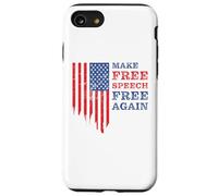 Make Free Speech Free Again: First Amendment Conservative Carcasa para iPhone SE (2020) / 7/8