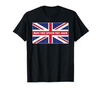 Make Free Speech Free Again: UK Flag Conservative Camiseta
