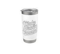 Make Heaven Crowded Vaso térmico de acero inoxidable de doble pared