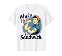 Make Him A Sandwich - Divertido regalo retro para mujer Camiseta