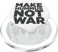 Make Hummus Not War - Peace Middle East Foodie Vegan PopSockets PopGrip para MagSafe