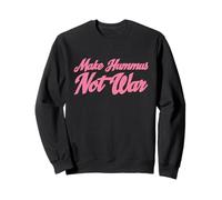 Make Hummus Not War - Peace Middle East Foodie Vegan Sudadera
