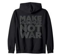 Make Hummus Not War - Peace Middle East Foodie Vegan Sudadera con Capucha