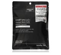 Make.iN Spicule + Human Stem Cells 10Days - Mascarilla facial con tecnología de microagujas con células madre, ceramidas, ácido hialurónico, CICA, colágeno, 10 máscaras de tela
