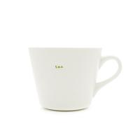 Make International Keith Brymer Jones Word - Taza (Porcelana), diseño con Texto Tea, Color Blanco