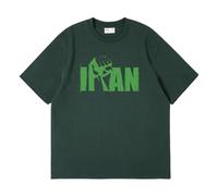 Make Iran Great Again Camisetas Deporte Hombre, Camisetas Deporte Hombre Ajuste de Secado Rápido, Ropa de Manga Corta Ultra Ligera y Transpirable, Ligera(Green,M)