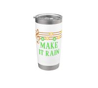 Make It Rain Song of Storms - Awesome 90's Novelty Design Vaso térmico de acero inoxidable de doble pared