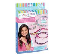 Make It Real 1.206 Pulseras de Bling del Arco Iris - DIY Bolas y Nudo Pulsera Hacer Kit para niñas