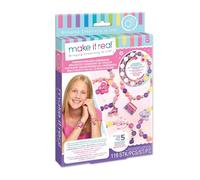 Make It Real 2901217 - Juego de pulseras que cambian de color con cuentas mágicas para manualidades, kit creativo para niños