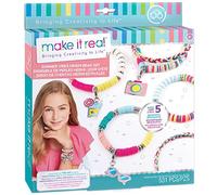 Make it Real Set de bisutería Heishi 2901317 – Kit creativo de pulseras para niños, multicolor
