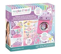 Make It Real 2901466 Pulsera mágica de Lavadora, Juego de Pulseras para Colorear Colgantes y Cuentas, Joyas para niños