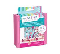 Make It Real 2901708 - Pulseras de abalorios para niños, diseño con elegantes colgantes y perlas, color rosa