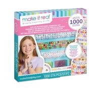 Make It Real 2901742 Mega Rock'n'Block Pulseras, DIY pulsera set con más de 1000 cuentas y letras, joyas para niños