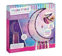 Make It Real - Colgante de tragaluz, de Luna atrapasueños, con Luces de Hadas - Artesanías y Manualidades de Bricolaje Infantil - Regalos para niñas