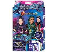 Cuaderno de Diseño Disney Descendants 3 - Dibujo y Color para Niñas, Incluye Stencils, Stickers y Guía de Diseño con Evie.