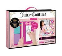 Make It Real - Fashion Exchange de Juicy Couture - Kit infantil de diseño de moda - Juego de arte con láminas de raspar, pegatinas, lápices de colores, etc. - Regalos para niñas
