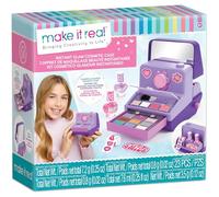 Make It Real: Instant Glam - Estuche de maquillaje con forma de cámara, 23 piezas, ojos, labios, cara, uñas, calcomanías para decorar, niñas y niños a partir de 8 años