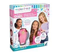 Make It Real Kit de Peinado Snap 'N Glam, Juguete Creativo