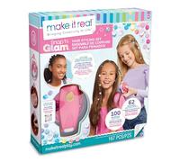 Make It Real - Set De Peinado Creativo | Regalo Niña 8 Años | Accesorios Pelo Niña Con Cuentas, Gemas Y Clips | Juguetes Educativos Y Peinado Divertido
