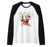 Make it Reign Funny Santa Make it Reign Camiseta Manga Raglan