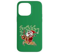 Make it Reign Funny Santa Make it Reign Carcasa para iPhone 14 Pro MAX