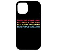 Make Lying Wrong Again Human’s Rights Women Speak Carcasa para iPhone 12/12 Pro