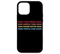 Make Lying Wrong Again Human’s Rights Women Speak Carcasa para iPhone 12 mini