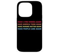 Make Lying Wrong Again Human’s Rights Women Speak Carcasa para iPhone 14 Pro