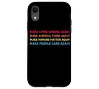 Make Lying Wrong Again Human’s Rights Women Speak Carcasa para iPhone XR