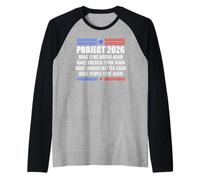 Make Lying Wrong Again Sign Project 2026 No Kings in America Camiseta Manga Raglan