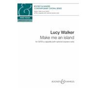 Make me an island: gemischter Chor (SATB) a cappella, Sopran Solo ad libitum. Chorpartitur.