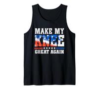 Make My Knee Great Again Funny Injury Knee Surgery Recovery Camiseta sin Mangas