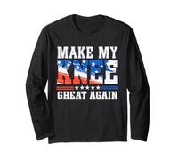 Make My Knee Great Again Funny Injury Knee Surgery Recovery Manga Larga